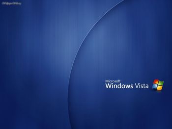 Wallpaper Vista Metal Blue X screenshot