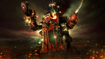 Warhammer 40K Dawn of War III Big Kustom Beauty Da Morkanaut screenshot