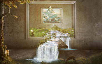 Waterfall Paint screenshot