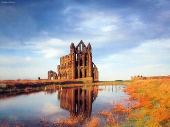 Whitby Abby In Autumn screenshot