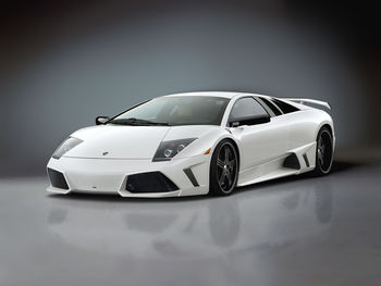 White Lamborghini Murcielago screenshot
