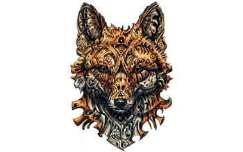 Wild Fox Artwork 4K screenshot