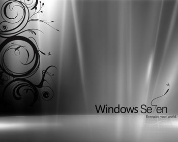 Windows 7 Black & White screenshot