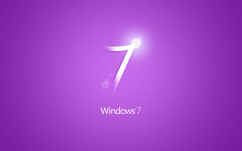 Windows 7 Purple screenshot