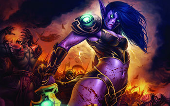 World of Warcraft Lady screenshot