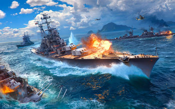 World of Warships Game 4K screenshot