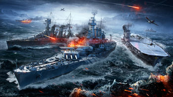 World of Warships Naval Sea Battle 5K screenshot