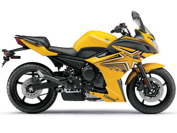 Yamaha FZ6R Yellow screenshot