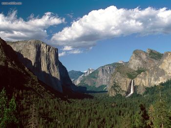 Yosemite Valley Tunnel View California screenshot