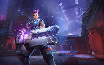 Zarya Heroes of the Storm screenshot