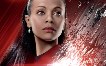 Zoe Saldana Star Trek Beyond screenshot